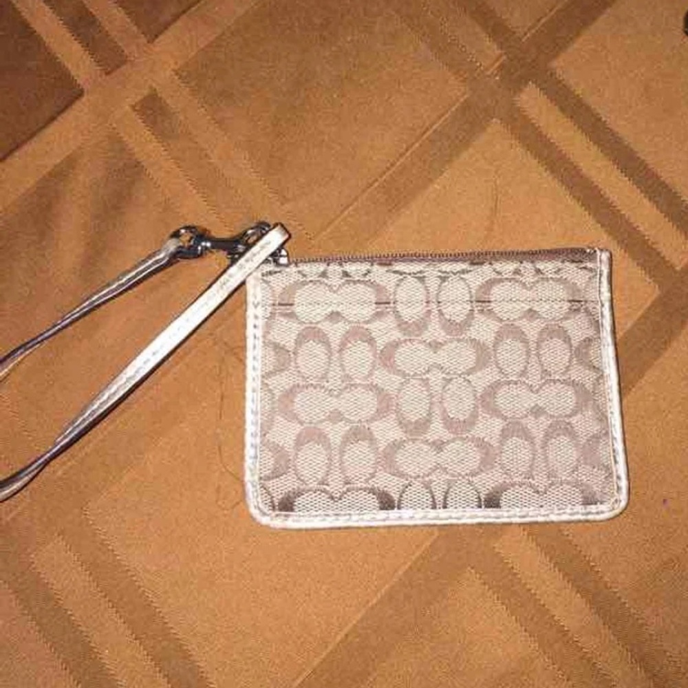 Coach card wristlet